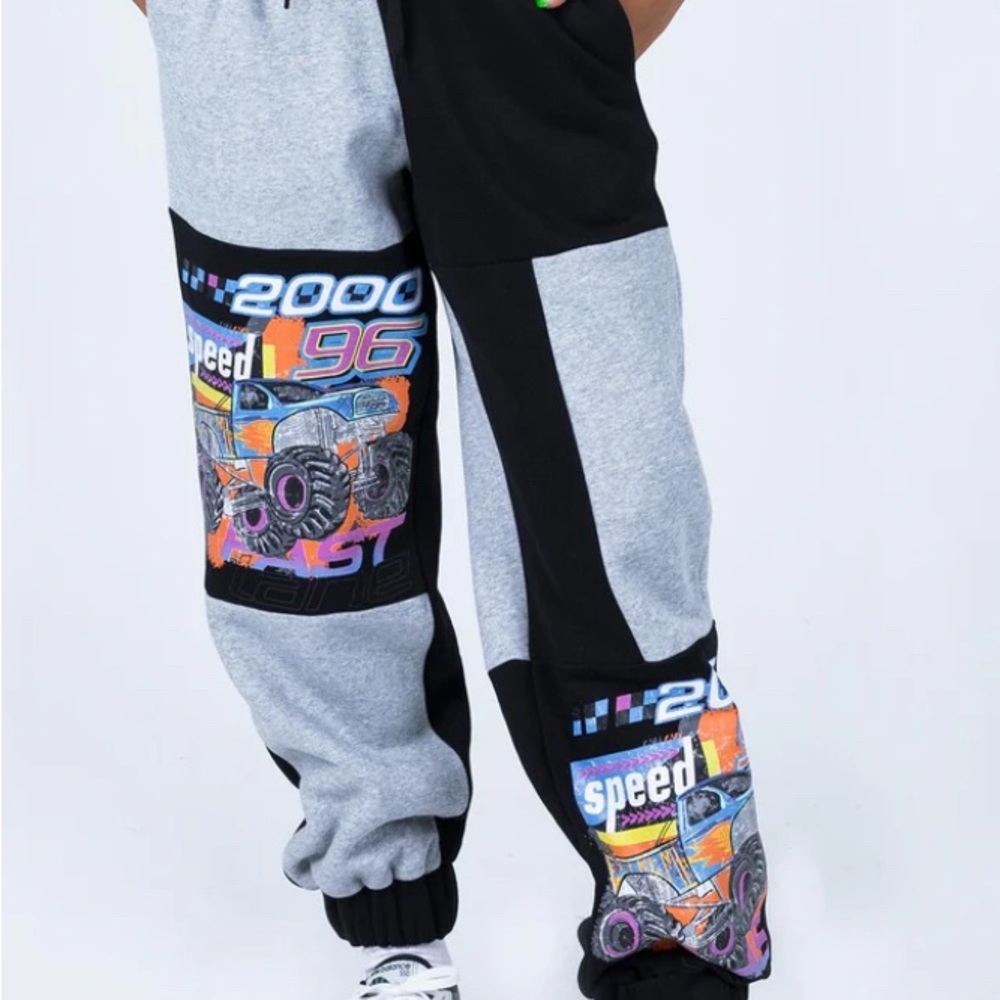 Princess Polly Joggers Y2K Motorsport Graphics WOMENS size small/4